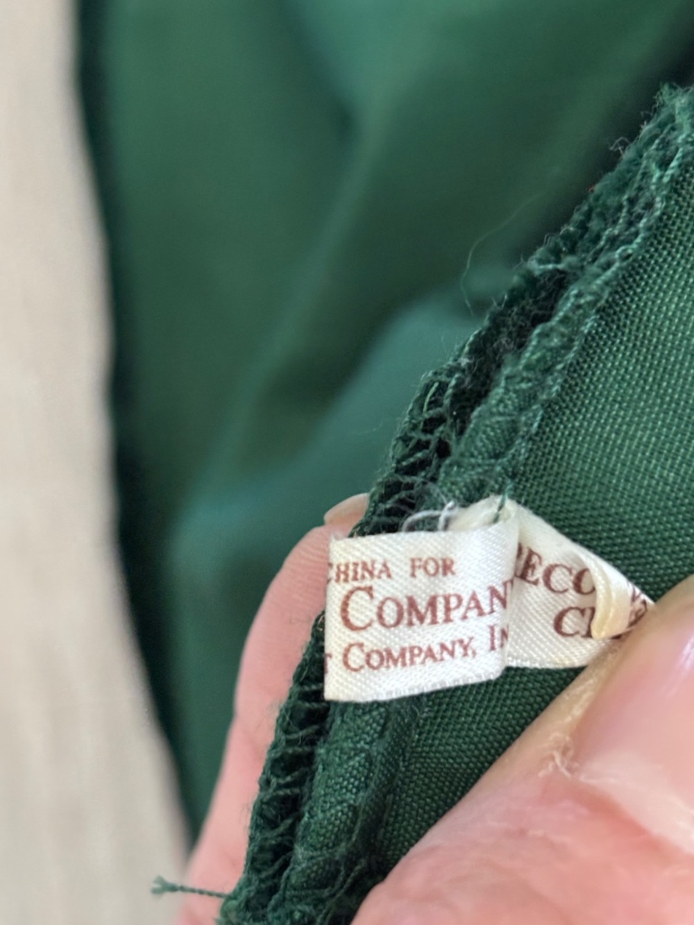 American Girl Pleasant Company Doll Molly Evergreen Velvet Christmas Dress VTG - Picture 9 of 9